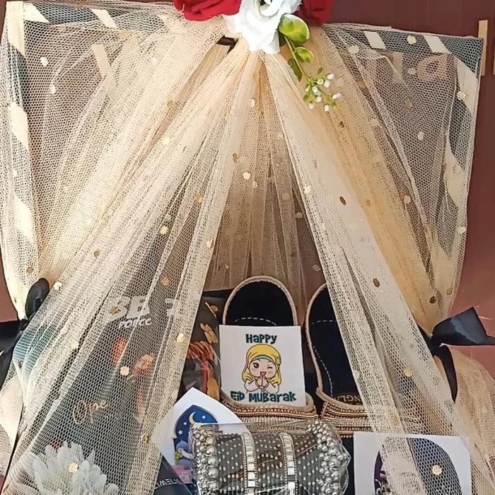 Premium Black Eid Gift Basket Luxury Eid Celebration Hamper