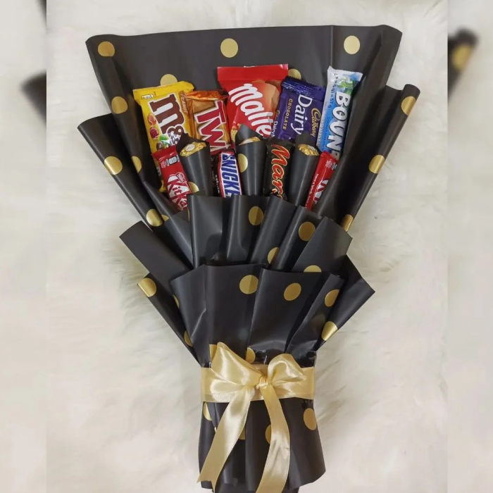 Black Beauty Premium Chocolate Bouquet Elegant Gift in Pakistan