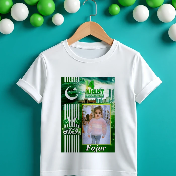 Custom Photo & Name T-Shirts for 14 August