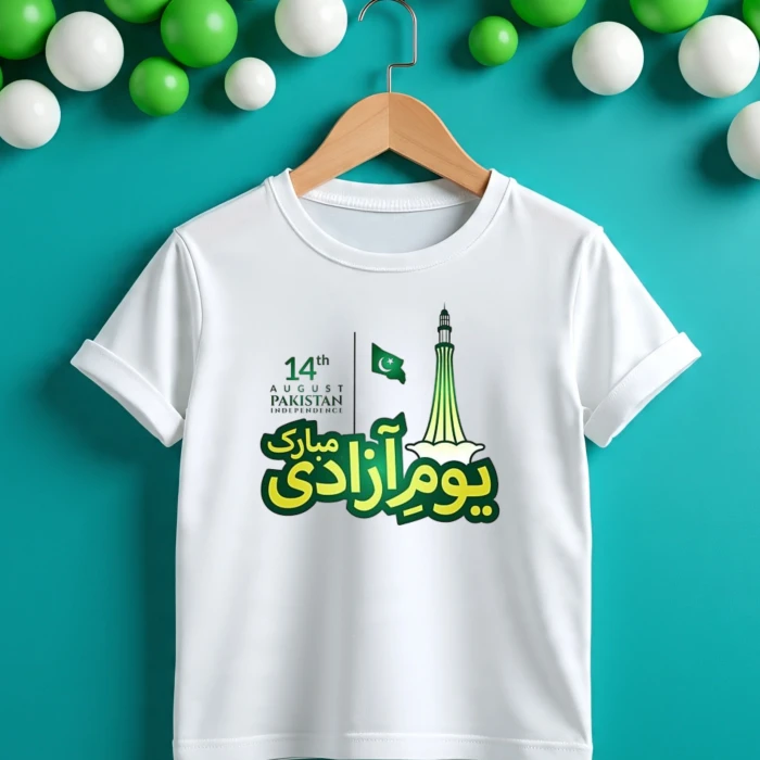 14 August T-Shirts Azadi Spirit Tees