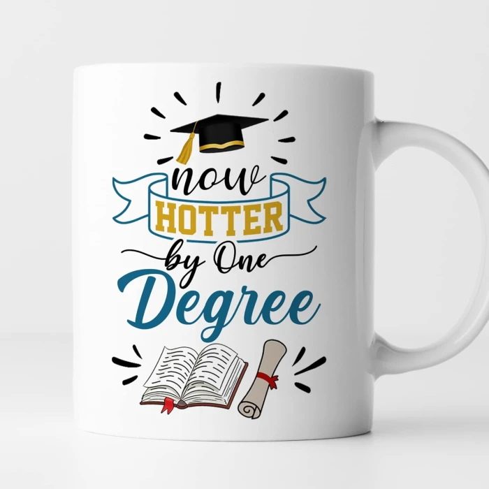 customized Graduation Mug Now Hotter by One Degree