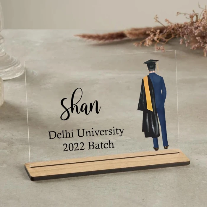 Customized Graduation Plaque Personalized Name College & Year