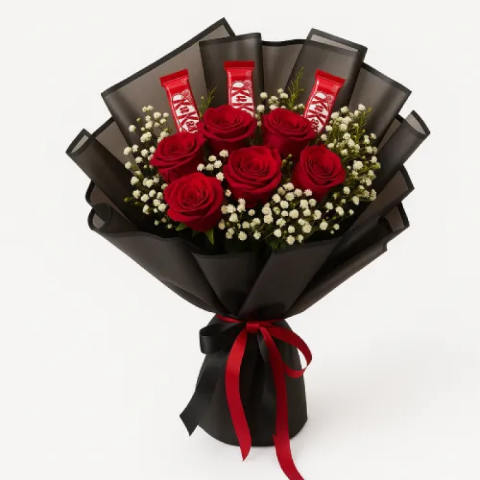 Flowers & Chocolates Gift Bouquets
