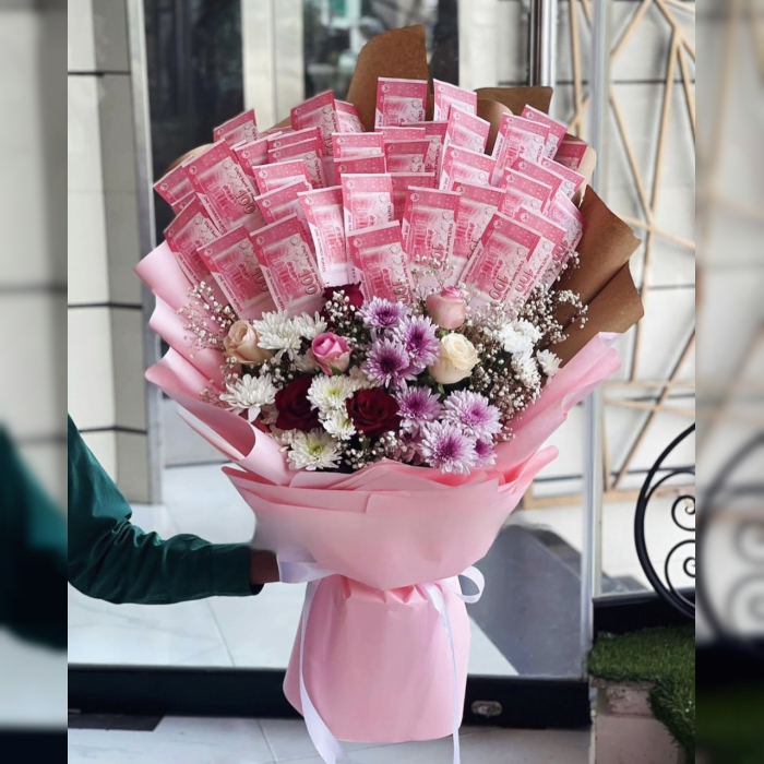 Money Bouquet ₨10,000 Cash Gift Bouquet