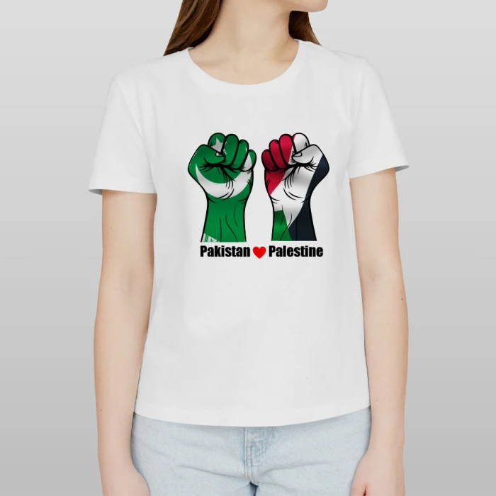 Palestinians and pakistan design Independence Day Gift T-Shirts
