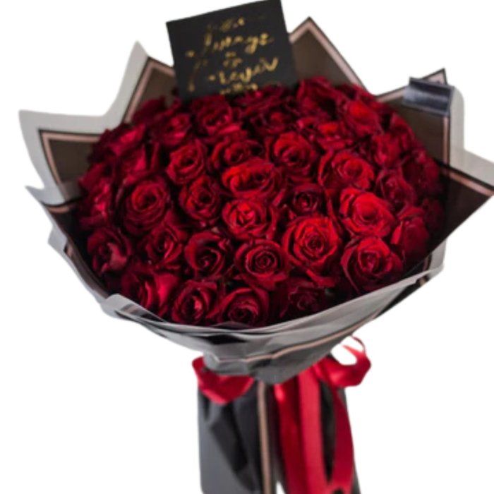 Glamour Flower Bouquet 50 Imported Roses Glamour Flower Bouquet 50 Imported Roses