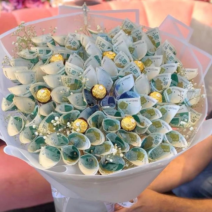 Money Bouquet ₨50,000 Cash Gift Bouquet