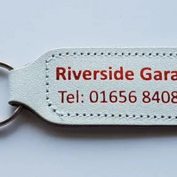 Personalised Promotional Leather Keyrings Custom Printed Key Fobs with Logo
