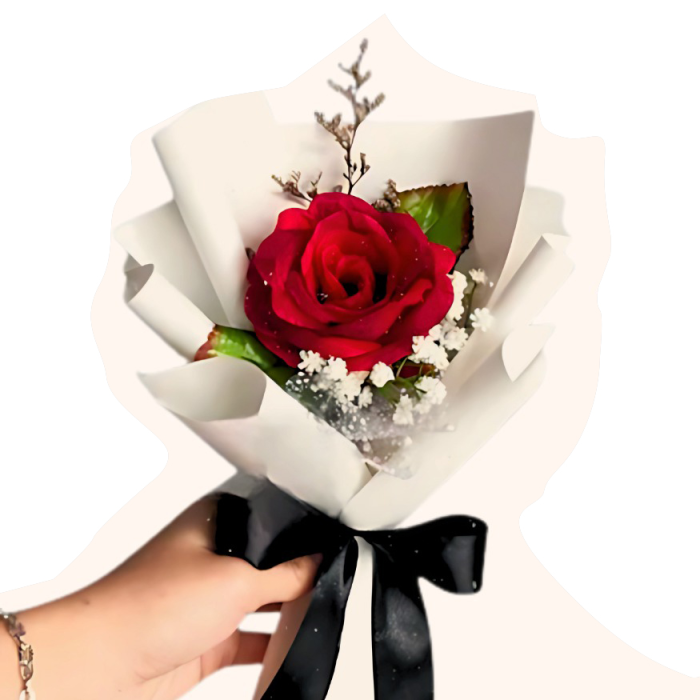 Single Rose Delight Premium Red Rose Bouquet Single Rose Delight Premium Red Rose Bouquet