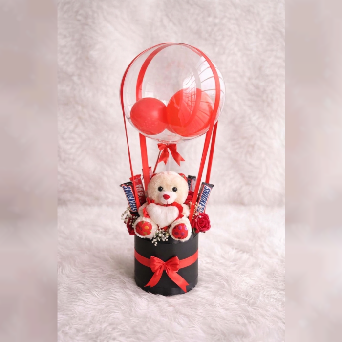Teddy Balloon Gift Box Romantic Chocolate Gift Pakistan
