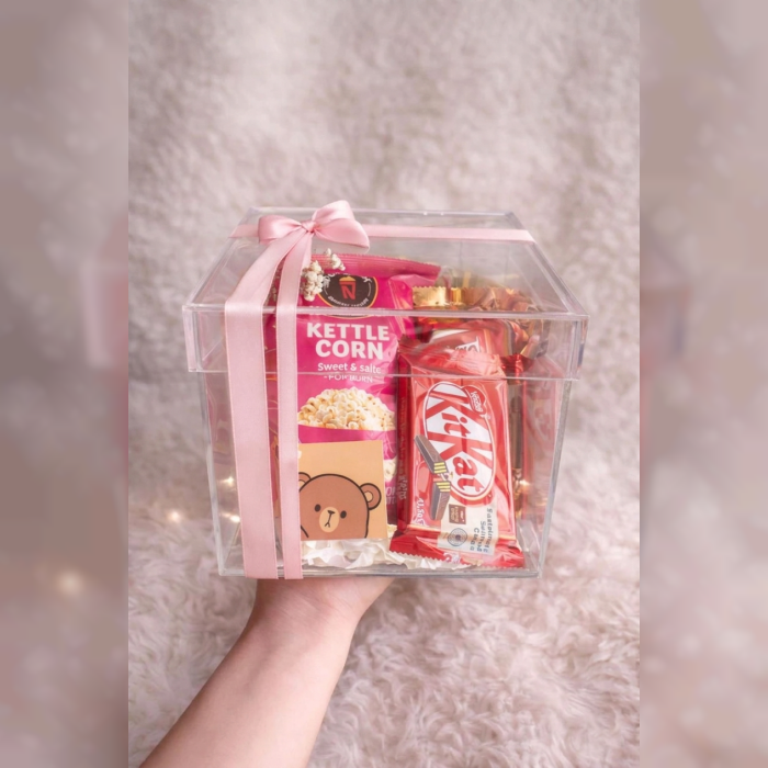 Sweet Cravings Gift Box Chocolate & Snack Acrylic Gift Box