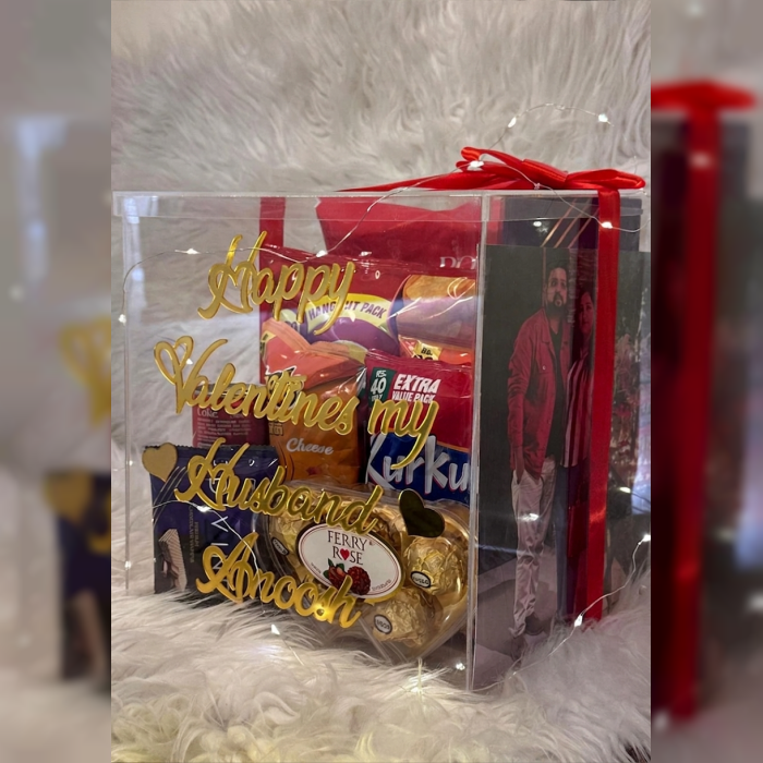 Personalized Luxury Valentine’s Day Gift Snacks Box