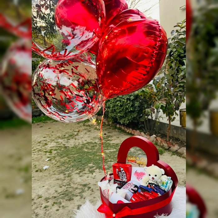 Heartiest Gift Basket Chocolate & Snacks Gift Box Pakistan