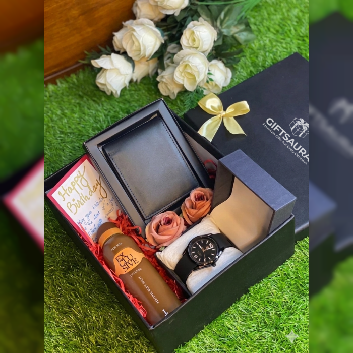 Watch & Wallet Gift Box for Him Pakistan