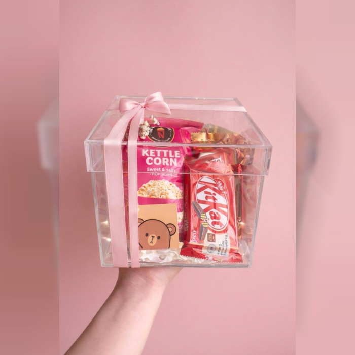 Sweet Cravings Gift Box Chocolate & Snack Acrylic Gift Box