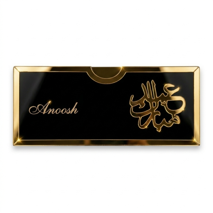Customized Premium Black Acrylic Eidi Envelope