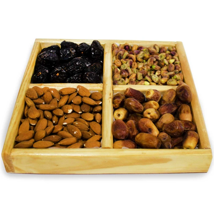 Dates & Nuts Wishes Basket Premium Dates with Mixed Nuts Gift Hamper