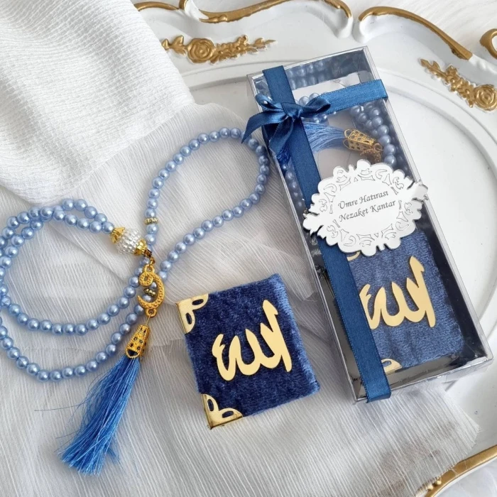 Mini Quran & Tasbih Gift Box Personalized Islamic Gift Set