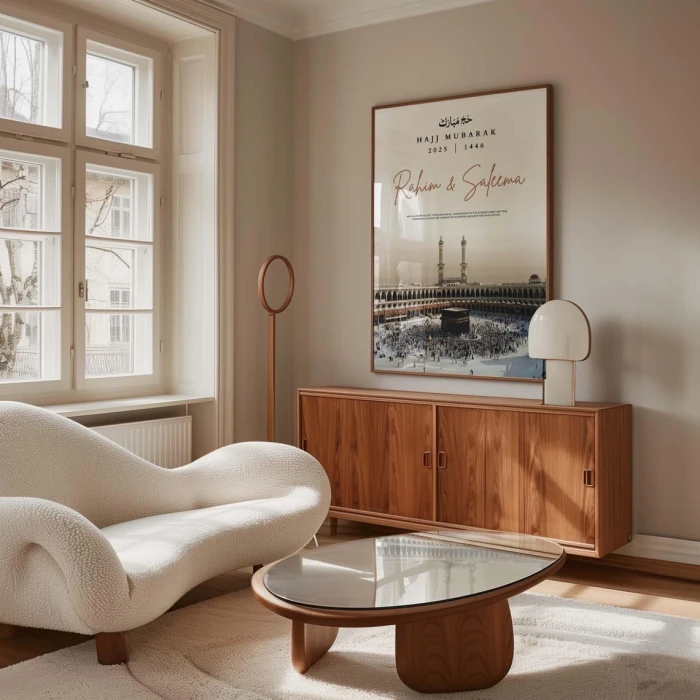 Islamic Hajj Mubarak Personalized Print Custom Name, Year & Dua cover image 5