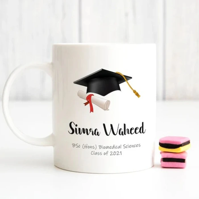Customizable Convocation Mug Ceramic Graduation Gift