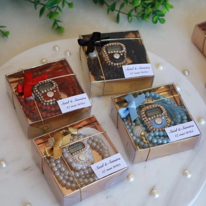 Personalised Digital Tasbih Counter Favors Islamic Wedding & Celebration Gifts