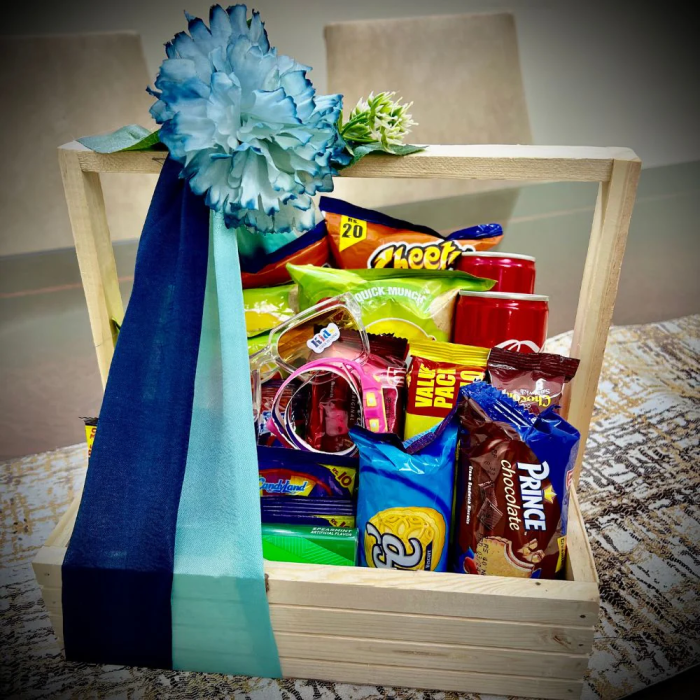 Treat Time Snack Basket Fun & Tasty Snack Gift