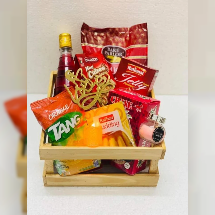 Ramadan Wooden Crate Hamper Ramadan Wooden Crate Hamper