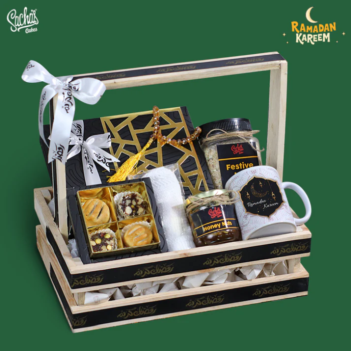 Ramadan Wooden Hamper For Him Ramadan Wooden Hamper For Him