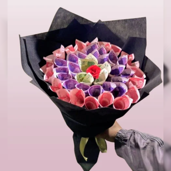 Money Bouquet ₨5,000 Cash Gift Bouquet