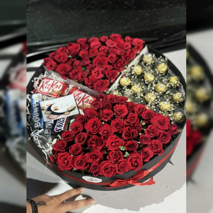 Luxury Red Rose & Chocolate Box Romantic Gift for Every Occasion Luxury Red Rose & Chocolate Box Romantic Gift for Every Occasion