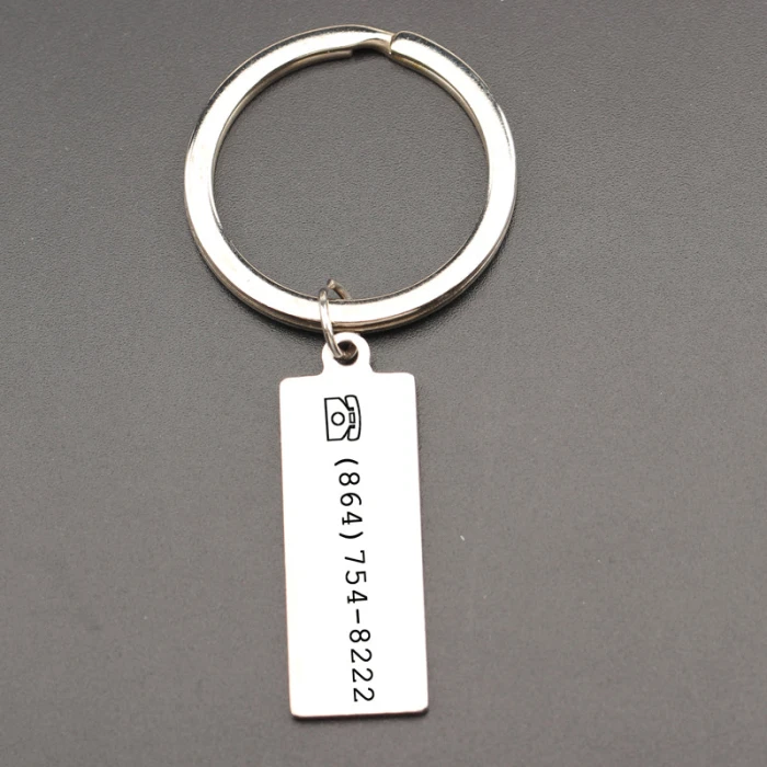 Custom Phone Number Keychain – Ideal for Kids, Keys & Rentals cover image 2