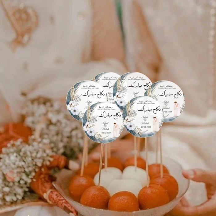 Nikkah Mubarak toppers