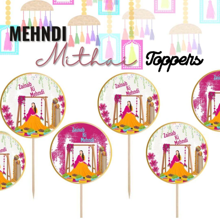 Mehndi Mithai toppers #1