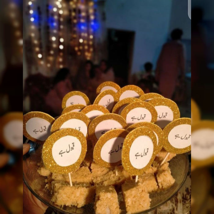 Customized Nikah Ceremony Sweets & Cake Toppers Unique Designs cover image 3