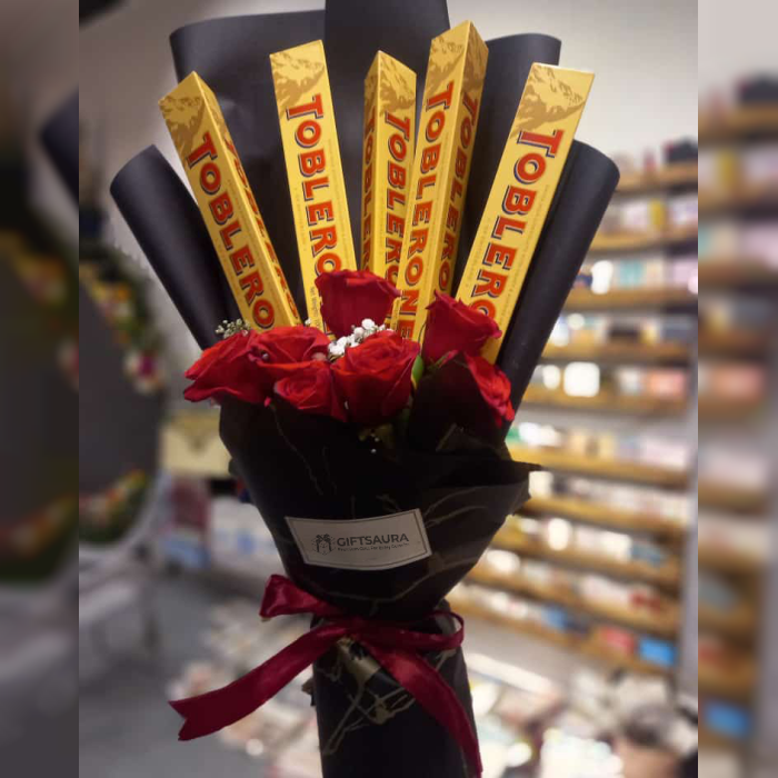 Toblerone Premium Chocolate Bouquet Luxury Chocolate Gift
