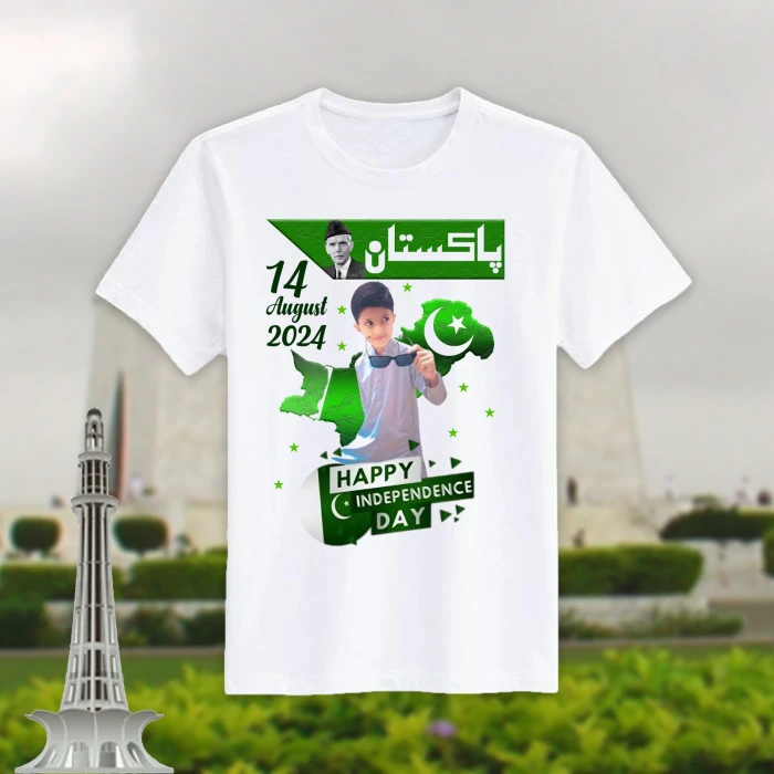 Celebrate 14 August in Style Custom T-Shirts with Your Photo