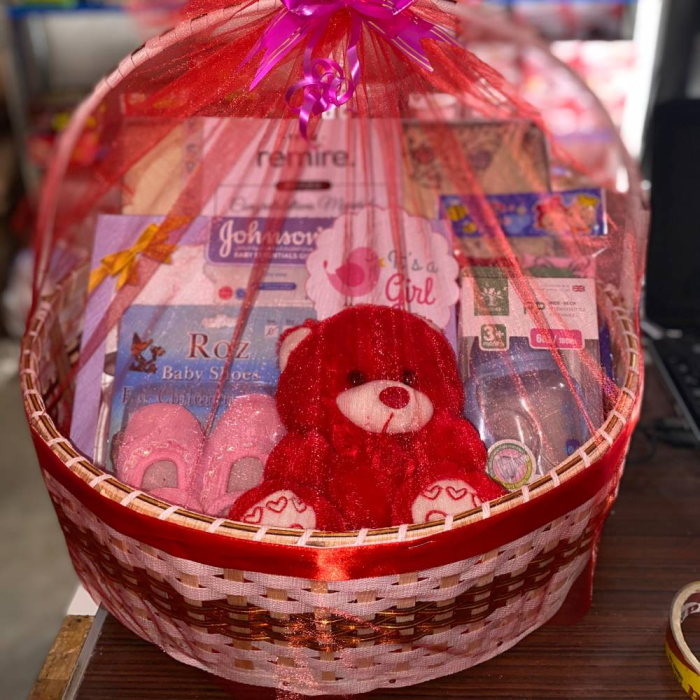 All-In-One Baby Care Basket Newborn Essentials Gift Set cover image 1