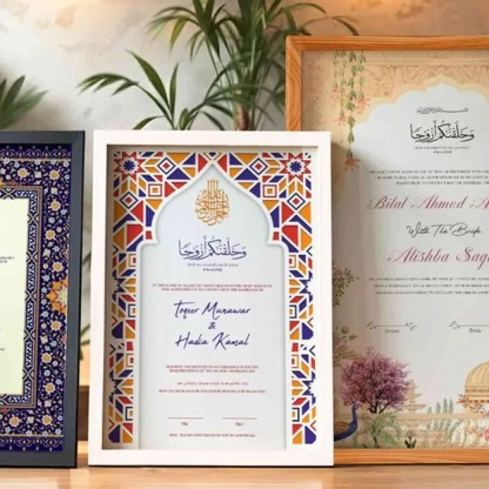 Nikkah Frames & Certificate
