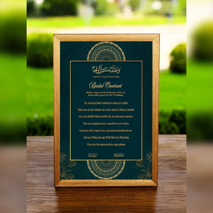 The Order Bridal Contract – Elegant Wedding Agreement Template cover image 2