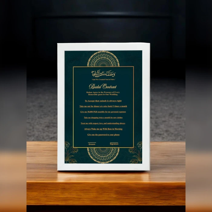 The Order Bridal Contract – Elegant Wedding Agreement Template cover image 1
