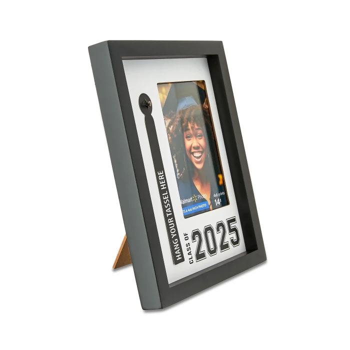 Graduation Class of Black Tabletop Photo Frame with Tassel Holder cover image 1