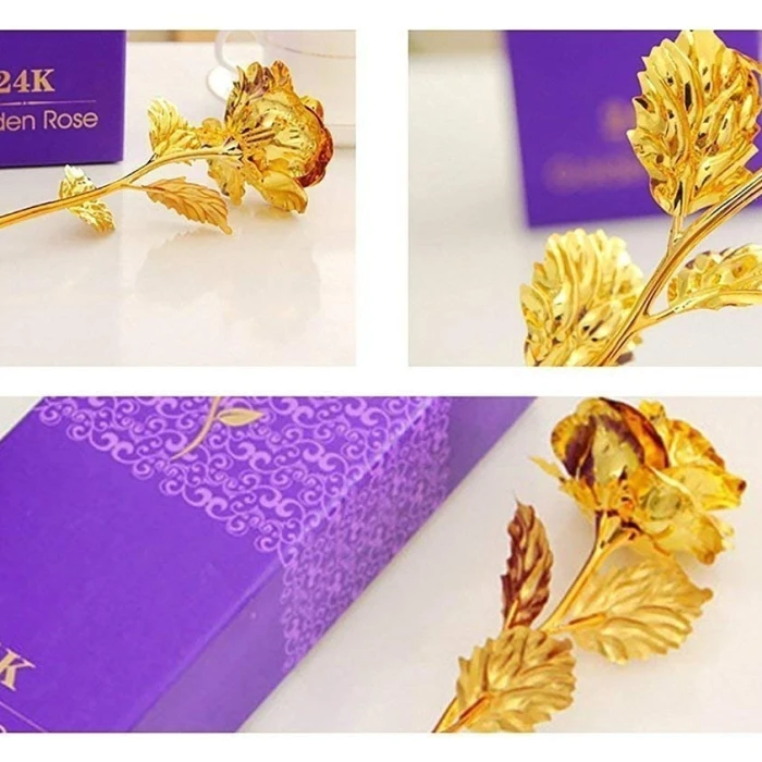 Apology Gift Combo Sorry Card, Golden Rose & Chocolate cover image 2