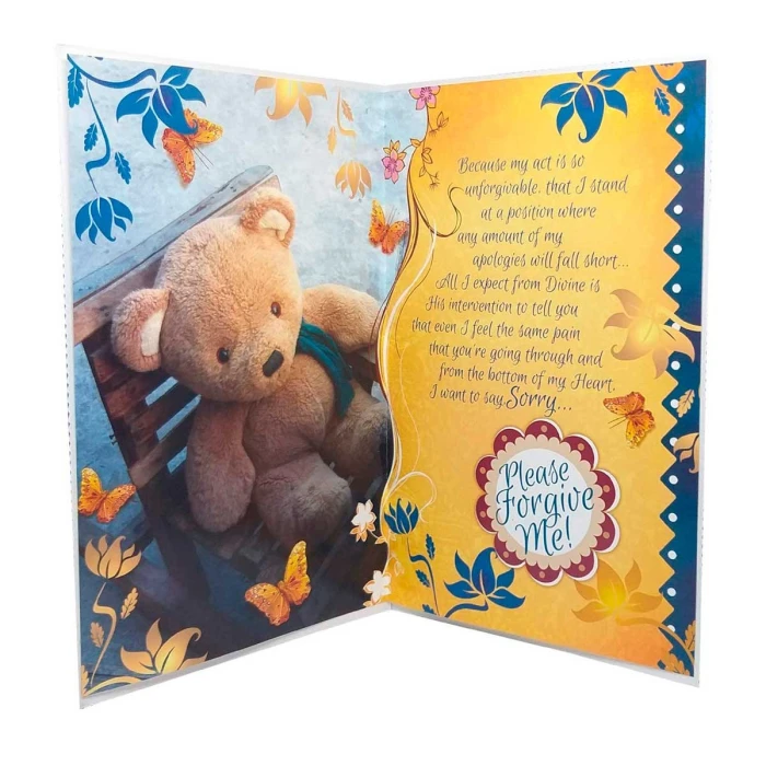 Sorry Gift Combo – Apology Card, Smiley Cushion & Message Bottle cover image 4