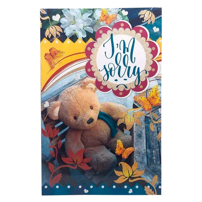 Sorry Gift Combo – Apology Card, Smiley Cushion & Message Bottle cover image 2