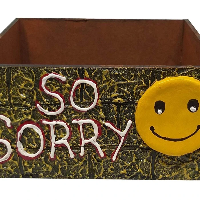 Sorry Gift for Girlfriend Scroll Card, Chocolates & Teddy Basket cover image 2