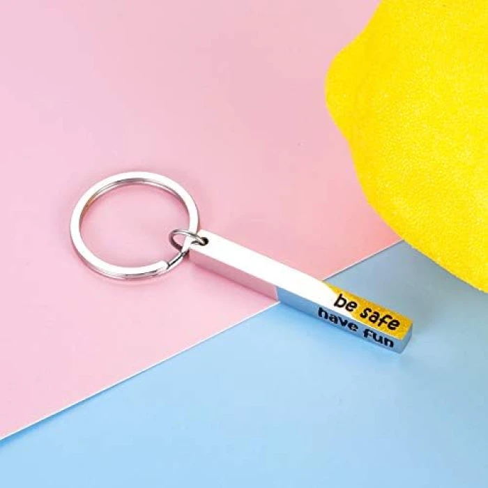 Keychain Key Ring Gifts for Son Daughter Boyfriend Sweet 16 Birthday High School College Student Graduation Gift for Adult Teen Boys Girls from Mom Dad cover image 5