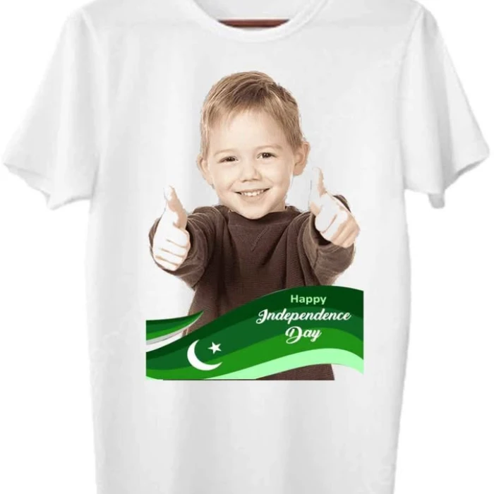 Personalized 14 August T-Shirt Now Add Name & Photo Easily