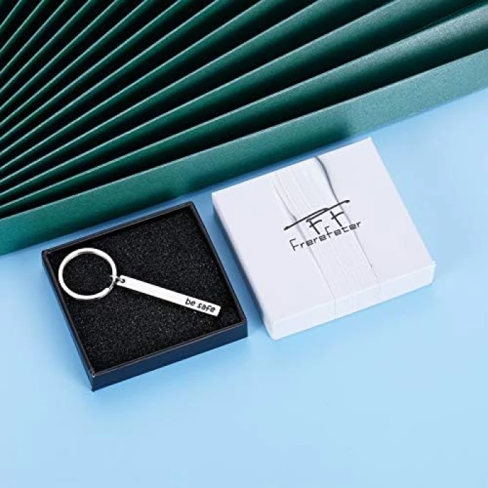 Keychain Key Ring Gifts for Son Daughter Boyfriend Sweet 16 Birthday High School College Student Graduation Gift for Adult Teen Boys Girls from Mom Dad cover image 2