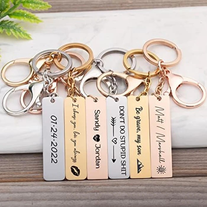 Personalized Name Keychain – Custom Gift for Friend