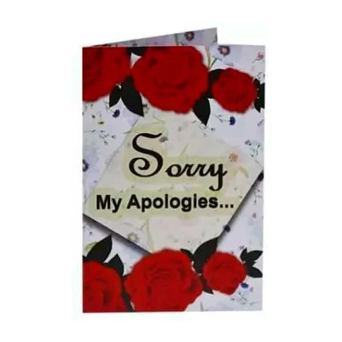 Apology Gift Combo Card, Red Rose, Couple Showpiece & Chocolate Box cover image 2